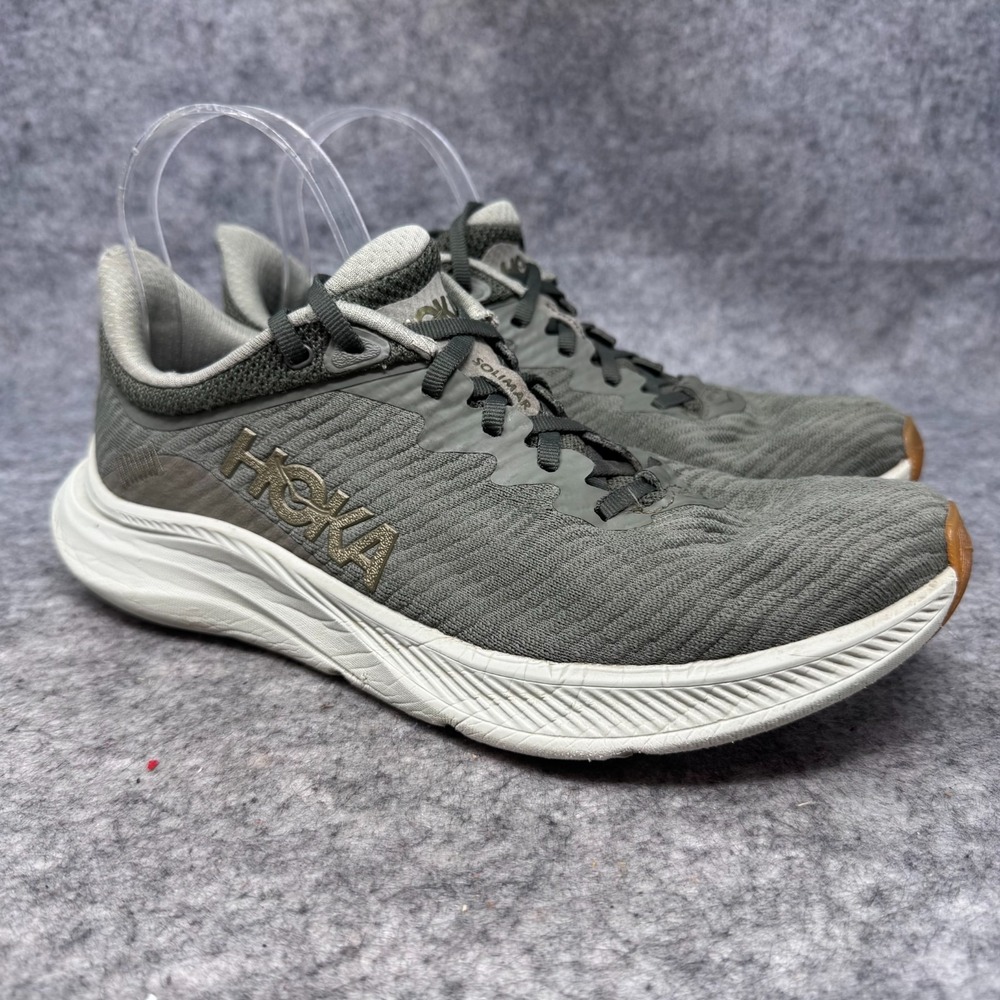 Hoka One One Solimar Running Shoes Mens Size 8.5 D Olive Green